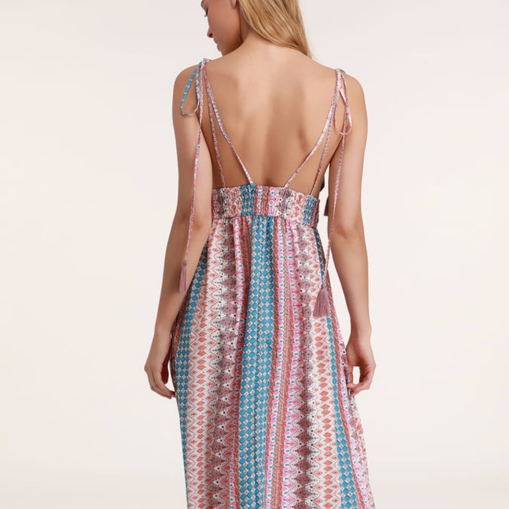 Multi-Print Maxi dress (Lulu's)